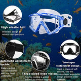 Diving mask Anti-Fog Swimming Snorkel mask Suitable for Adults Scuba Dive Swim Snorkeling Goggles Masks