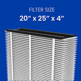 AprilAire 216 Replacement Filter for AprilAire Whole House Air Purifiers - MERV 16, Allergy, Asthma, & Virus, 20x25x4 Air Filter (Pack of 2)