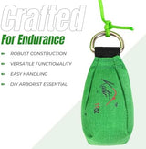 Throw Weight and Line Kit with Storage Bag 11 OZ 600D Pouch, 150 Foot Polyethylene Easter Rope for Arborists, Suitable for Tree Climbing, High Limb Throwing