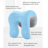 chislim Neck Support for Office Chair,Memory Foam Desk Pillow for Napping,Washable Cover,Fits Most Office Chair (Black)