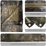 Heavy Duty 9 Mil Tarp Cover Waterproof UV Resistant Tarpaulin Used for Outdoor, Hunting, Camping, Backpacking, Canopy Tent, Ground Tarp, Cover Boat, Motorcycles, Roofs, Wood