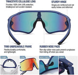 DUCO Kids Sunglasses Youth Baseball Sun Glasses Lightweight TR90 Frame UV400 Sports Cycling Shades for Boys Girls DK268