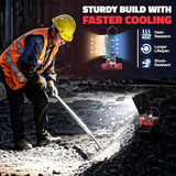 Upgrade LED Work Light for Milwaukee Battery: Ecarke 70W 7000LM for Milwaukee Lights for m18 USB Light 18V Battery Flashlight with Low Voltage Protection for Working in a Dark Environment