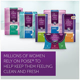 Poise Overnight Incontinence & Postpartum Pads for Bladder Leaks, 8 Drop Extra Coverage, 72 Count (2 Packs of 36), Packaging May Vary