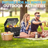 Cooler with Wheels and Handle, 50 Can Rolling Cooler, Portable Collapsible Soft Cooler Bag with Wheels,Leakproof Insulated Wheeled Cooler for Beach, Camping, Patio Travel, Outdoor, Ball Fields