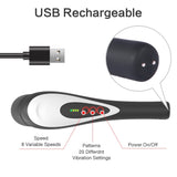 UV STYLISH Rechargeable Personal Hand Held Deep Tissue Vibrating Massager for Muscles, Back, Foot, Neck -Cordless Electric Percussion Body Wand Massage Gift for Women her