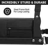 Sheenive Stadium Seats for Bleachers with Back Support, Bleacher Seats with Backs and Cushion Wide, Padded Portable Folding Comfort Stadium Chair with Shoulder Strap, Perfect for Sports Events