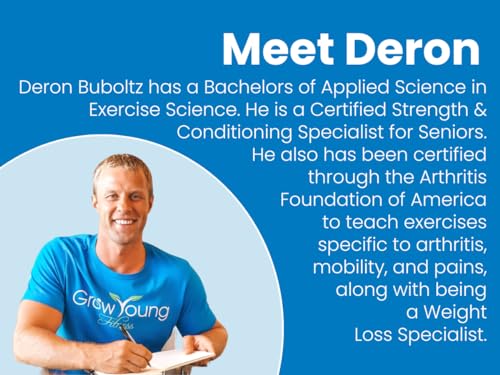 Grow Young Fitness Weight Loss Jump Start Exercise for Seniors - Low Impact Workouts From Home - Simple, Safe, Effective Chair Workout DVD for Elderly