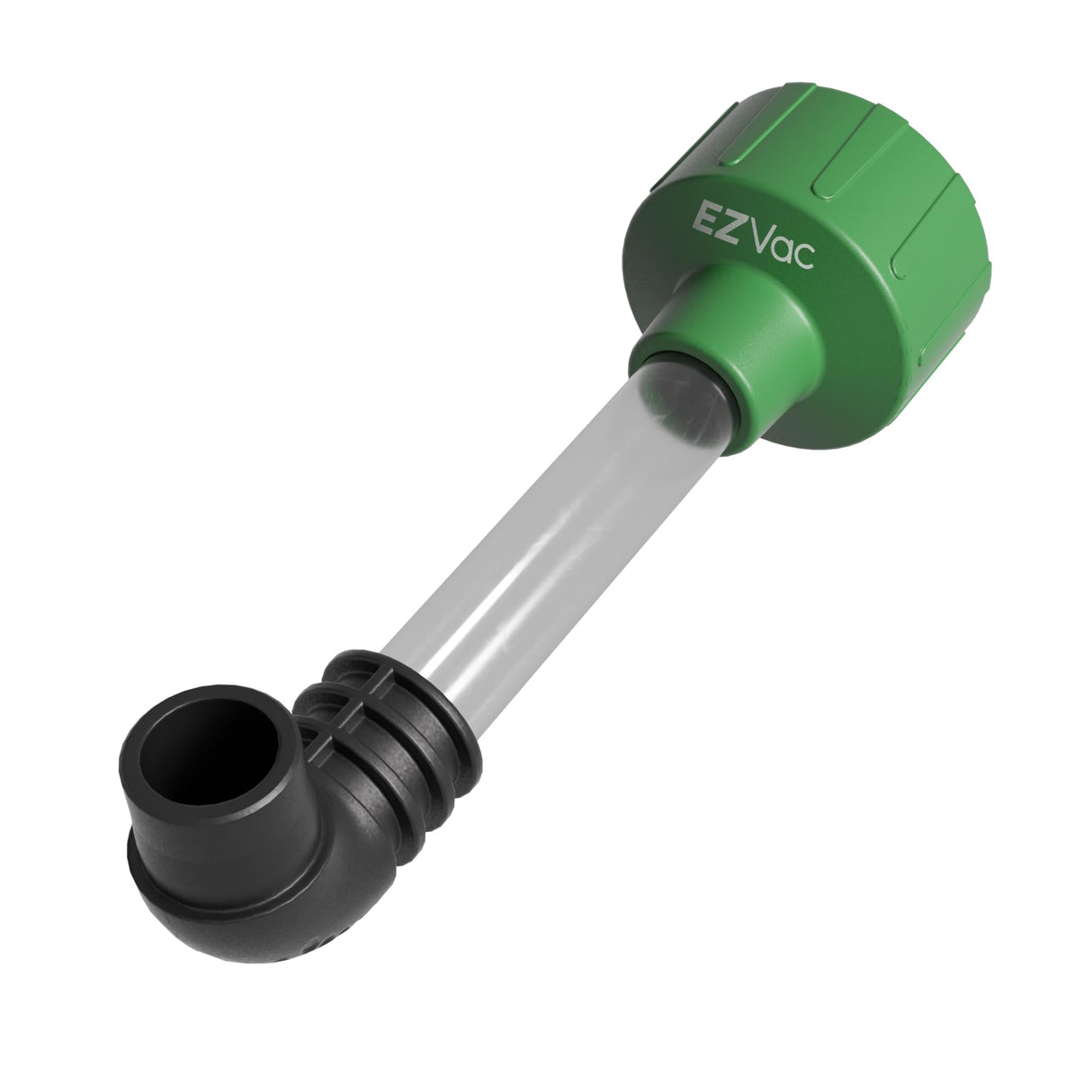 EZVAC - AC Drain Line Cleaner Adapter Evacuates & Unclog AC Drain Line - HVAC to PVC AC Drain Line Cleaner Tool - Universal Fit AC Drain Line Unclogger - AC Drain Line Cleaning Tool - Clear Visibility