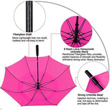 G4Free 47/54/62/68 Inch Automatic Open Golf Umbrella Oversize Extra Large Double Canopy Vented Windproof Waterproof Stick Umbrellas