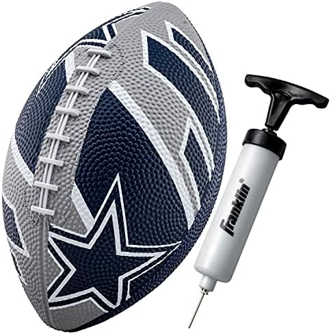 Franklin Sports NFL Team Footballs - Rubber Youth Mini Footballs for All NFL Teams - Kids Junior 8.5" Football - Official NFL Licensed Footballs