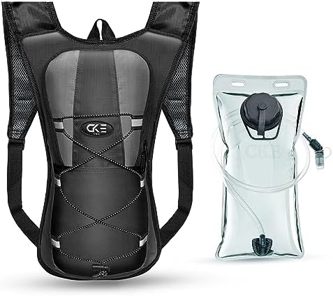 Hydration Backpack Hydration Pack Water Backpack with 2L(70-Ounce) Hydration Bladder for Men Women Kids for Running Hiking Biking Climbing