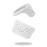 BUFFR Silicone Ring Protector for Working Out – Wedding Ring Protector – Rubber Ring Guard for Women – White, Size 7
