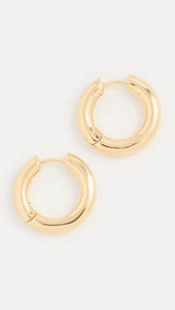 gorjana - Lou Hoops 13/16 inch - 18k Gold Plated for Women