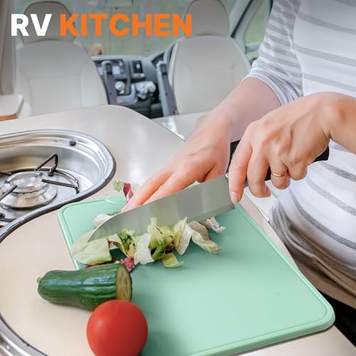 Camping Cooking Utensils Set Grilling Cookware Camp Kitchen Rotating Marshmallow Roasting Sticks BBQ Forks, Portable RV Camping Essentials Camper Must Haves for Cookouts Open Fire Pit