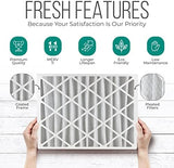 20x25x4 Furnace Filters, FC100A1037 Filter Replacement, Merv 11 Filter Media with Homequip Disposal Bag (2 Pack)