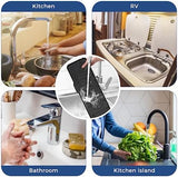 24" Splash Guard Plus Size Silicone Sink Faucet Drying Mat Handle Drip Catcher Tray Dish Sponge Holder Kitchen Accessories Protector Home Organization Gadgets Organizer
