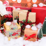 Shappy 17.64 Ounce/ 500 G Fake Clouds Snow Decoration Artificial White Cloud Fiber Faux Fluffy Snow Indoor Soft Artificial Fake White Cotton Winter Craft Decor Christmas Tree Village Displays