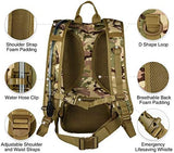 NOOLA Hydration Backpack with 3L TPU Water Bladder, Tactical Molle Water Backpack for Men Women, Hydration Pack for Hiking, Biking, Running and Climbing