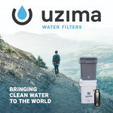 UZ-2 Camping Water Filter and Drinking Water Filter System, Portable Travel Alternative to Purification Systems, for Camping, Backpacking, and Hiking