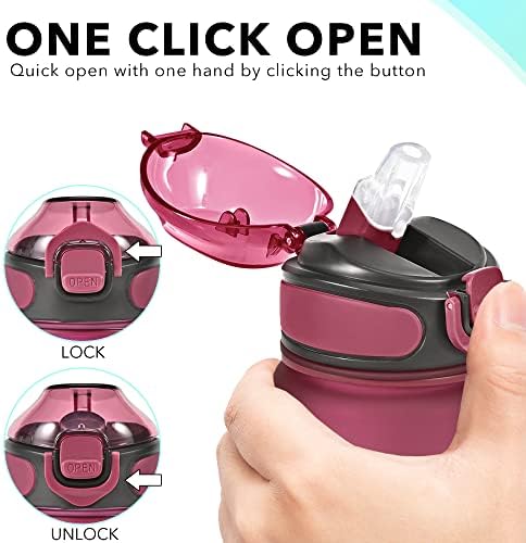 Enerbone 32 oz Drinking Water Bottle with Times to Drink and Straw, Motivational with Carrying Strap, Leakproof BPA & Toxic Free, Ensure You Drink Enough Water for Fitness Gym Outdoor