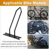 CC-125 Cargo Box Bike Rack Adapter, Hitch Bike Rack Adapters Bike Wheel Holders for Cargo Carrier on Camper Travel Trailer, Fit for All Types of Bikes with Tires Width Less Than 2-1/4"