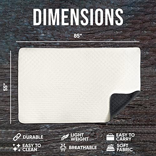 EverSnug Large Waterproof Outdoor Blanket - Extra Thick Premium Quilted Fleece, Waterproof & Windproof, Great for Camping, Picnics, Beaches, Stadiums, Dogs