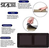 SEAL360 Magnetic Vent Covers (3-Pack), Pockets for Complete Seal, 5.5" X 12" (Brown) for Floor, Wall, or Ceiling Vents and Air Registers, for RV, Home HVAC and AC Vents, Vent Not Included