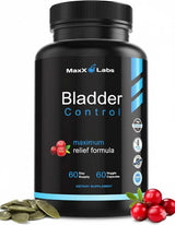 MaxX Labs Bladder Control Supplement - Overactive Bladder Control Pills - Potent Blend of Pumpkin Seed Oil, Cranberry Extract & Vitamin D3 - Urinary Tract Infection Treatment for Women & Men - 60Ct