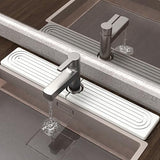 Faucet Mat for Kitchen Sink - Super Absorbent Diatomite Fast Drying Stone, Quick Drying Splash Guard,Prevents Moisture Buildup Sink, Durable Protector for Kitchen,Bathroom Counter