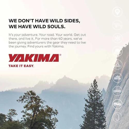 Yakima Ski & Snowboard Car Roof Rack, Fits 6 Ski Pairs or 4 Boards, PowderHound 6