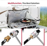 GASLAND Gas Stove Regulator, Replacement Parts for Coleman Portable Propane Stoves with Gas Pressure Issues, Camping Stove Connector Fitting for 1 LB Propane Fuel Cylinder