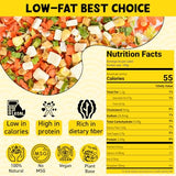 Ramen Toppings Mix Dehydrated Vegetables - Freeze-Dried Tofu & Vegetables, 100% Natural Vegetable Flakes, No Additive, Low Calorie, 10.58oz Dry Veggie for Cooking, Camping, Emergency Supply