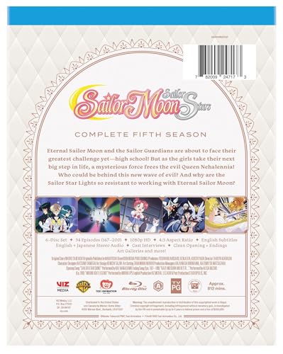 Sailor Moon Sailor Stars: The Complete Fifth Season (BD) [Blu-ray]