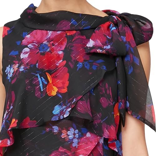 S.L. Fashions Women's Tiered Cocktail Party Dress, Wedding Guest Gown (Petite and Regular Sizes)