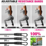 Ankle Resistance Bands with Cuffs, Ankle Bands for Working Out, Ankle Resistance Band for Leg, Booty Workout Equipment for Kickbacks Hip Fitness Training, Exercise Bands for Butt Lift Women
