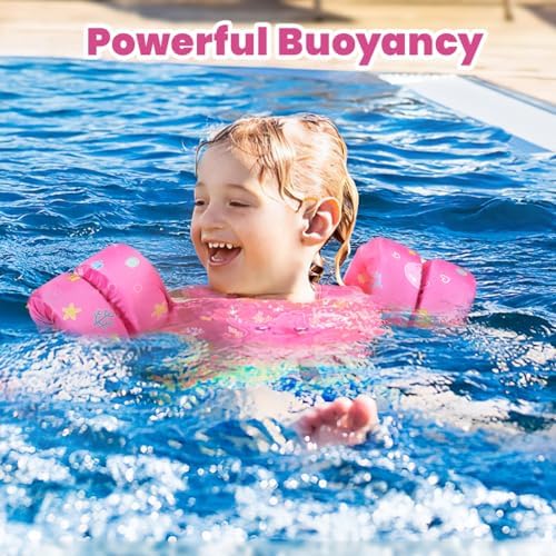 HeySplash Toddler Swim Vest, Toddler Floaties Fit 13-30 Lbs, Puddle Kids Jumper with Adjustable Strap, Pool Float Jacket Arm Floaties Baby Floatie Water Wing, Pool Sea Swimming Aid