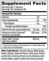 OLLY Metabolism Gummy Rings, Apple Cider Vinegar, Vitamin B12, Chromium, Energy and Digestive Health, Chewable Supplement, Apple Flavor - 30 Count