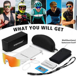STORYCOAST Polarized Sports Sunglasses for Men Women,Driving Fishing Cycling Mountain Bike Sunglasses UV400 Protection