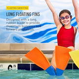 FINIS Long Floating Swim Fins - Training Fins for All Ages - Improves Kick Technique & Body Position