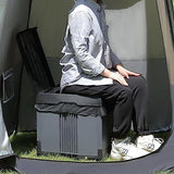 TRIPTIPS Updated Portable Potty for Camping Extra Large Folding Travel Toilet Camping Toilet Portable Toilet for Adults Car Toilet Camp Toilet Outdoor Toilet for Boat/Hiking/Long Trips/Beach