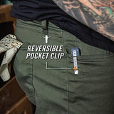 Gerber Gear Pledge Pocket Knife with Pocket Clip - 3.7" Full Panel Plain Edge Blade Folding Knife - EDC Gear and Equipment - Omni Gray