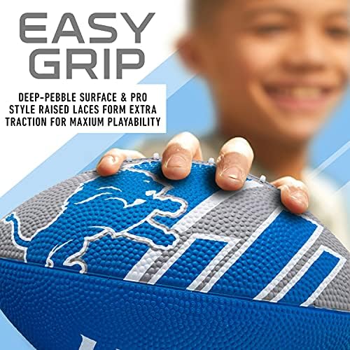 Franklin Sports NFL Team Footballs - Rubber Youth Mini Footballs for All NFL Teams - Kids Junior 8.5" Football - Official NFL Licensed Footballs