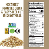 McCann's Irish Oatmeal, Quick & Easy Steel Cut Oats, 24 Ounce