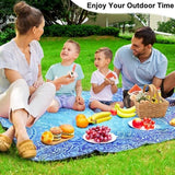 ICOSY Picnic Blankets Beach Blanket, Waterproof Outdoor Blanket Sandproof Picnic Camping Mat Camping Essentials 78" x 59"