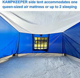 KAMPKEEPER Side Tent,Camping Tent for 10' x 10' Pop Up Canopy, Easy Set Up Gazebo,Compatible with 10' Wide Canopy Tents（Blue）
