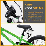 RoyalBaby Kids Bike EZ Freestyle Training Free Balance to Pedal Easy Learning Bicycle, 12-18 Inch for Toddlers to Big Kids