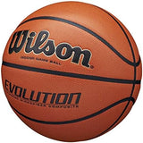 WILSON Evolution Indoor Game Basketballs - Size 5, Size 6 and Size 7