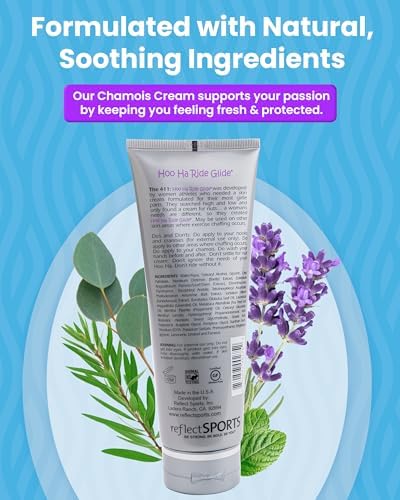 Reflect Sports Hoo Ha Ride Glide Anti Chafing & Chamois Cream for Women & Men