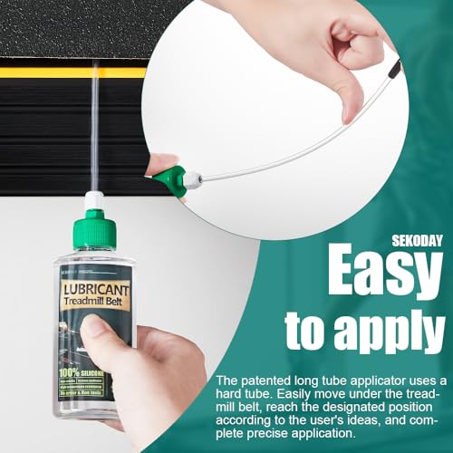 Silicone Treadnmill Belt Lubricants/Lubes,8.4 Ounce, High Temperature Resistant and Stable Lubricant,with Hard Application Tubes and Precision Screw Caps for Easy Use